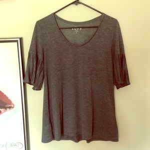 Grey LOFT blouse